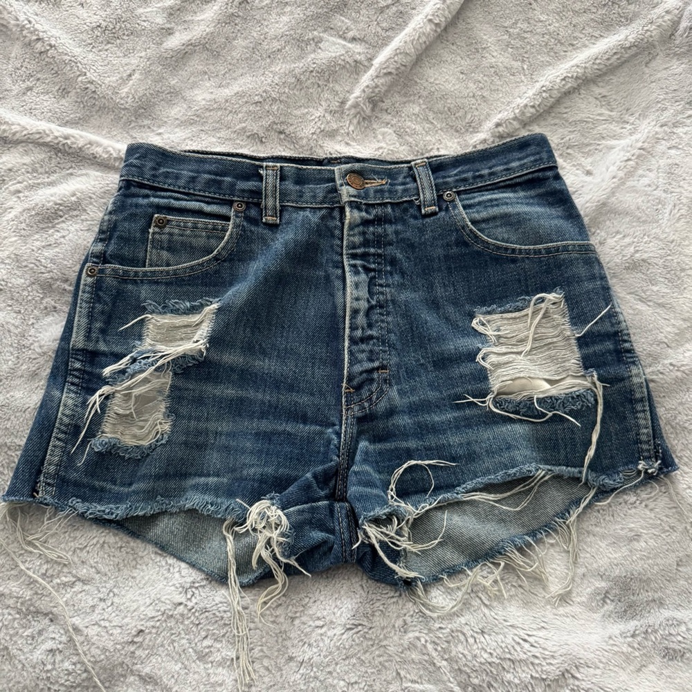 Calvin Klein Distressed Denim Women Shorts size 30